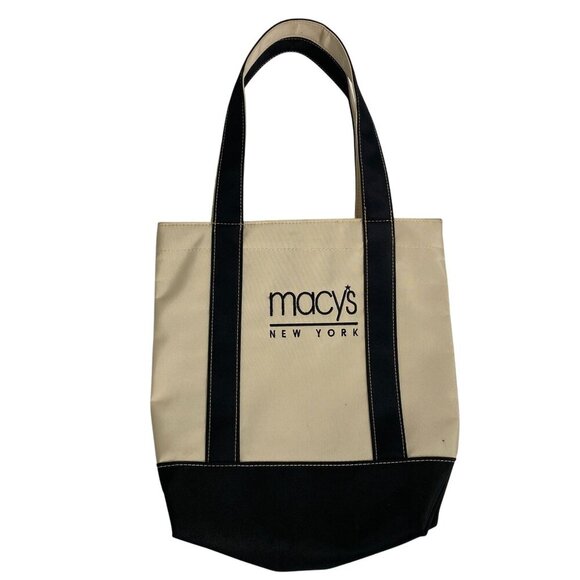Macys Vintage New York Mini Nylon Tote Bag - Picture 3 of 13